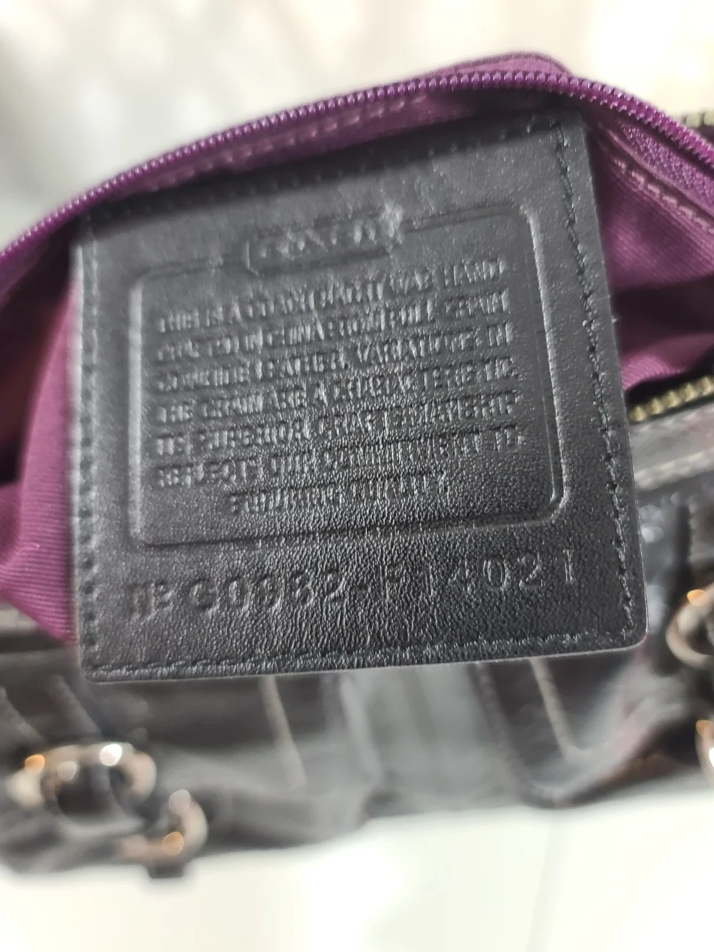 Coach Vintage Black Patent Leather Hobo Shoulder Bag with Silver Hardware